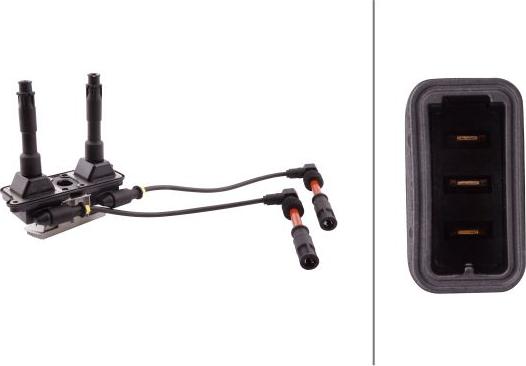 HELLA 5DA 358 057-551 - Котушка запалювання autozip.com.ua