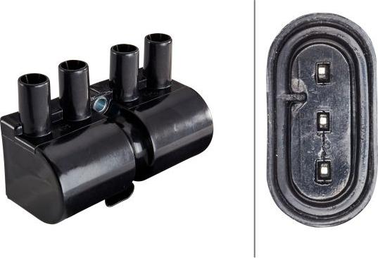 HELLA 5DA 358 057-031 - Котушка запалювання autozip.com.ua