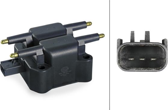 HELLA 5DA 358 057-151 - Котушка запалювання autozip.com.ua