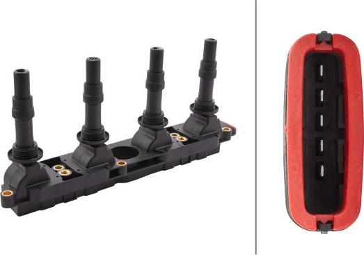 HELLA 5DA 358 000-041 - Котушка запалювання autozip.com.ua