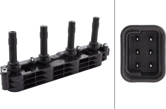 HELLA 5DA 358 000-871 - Котушка запалювання autozip.com.ua