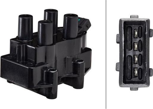 HELLA 5DA 358 000-291 - Котушка запалювання autozip.com.ua