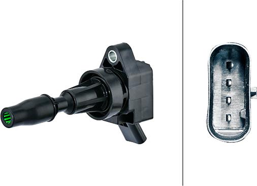 HELLA 5DA358 168-761 - Котушка запалювання autozip.com.ua