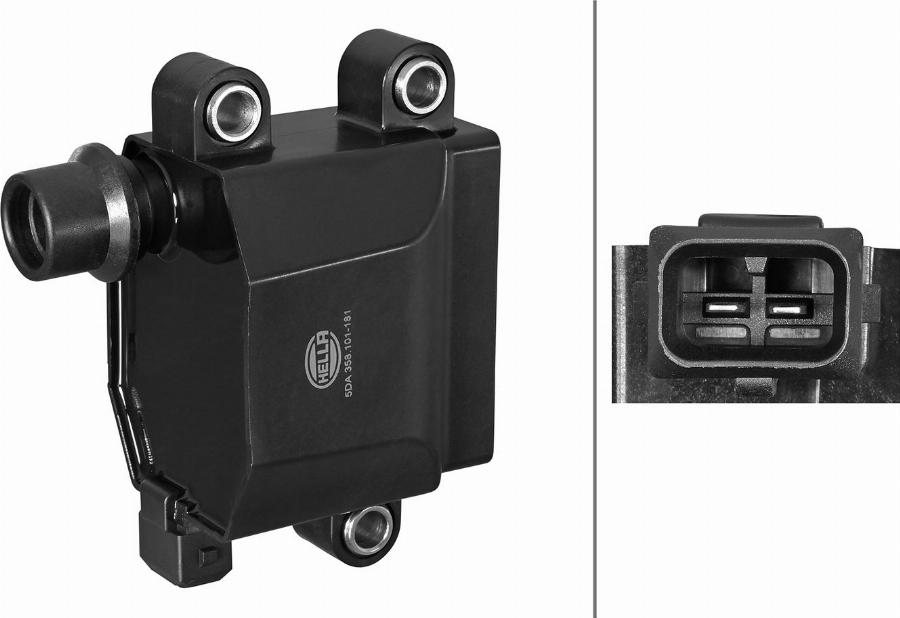 HELLA 5DA 358 101-181 - Котушка запалювання autozip.com.ua