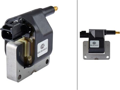 HELLA 5DA230035-011 - Котушка запалювання autozip.com.ua