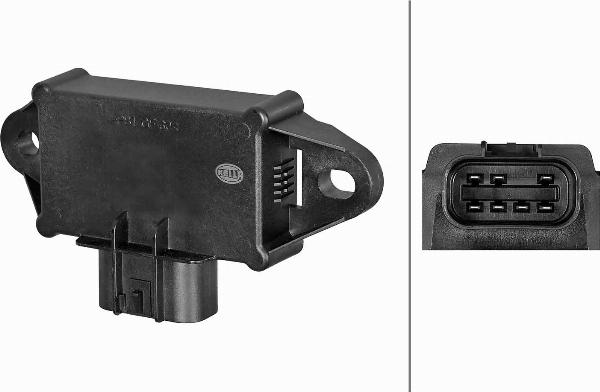 HELLA 5DE 934 742-001 - Керуючий прилад, паливний насос autozip.com.ua