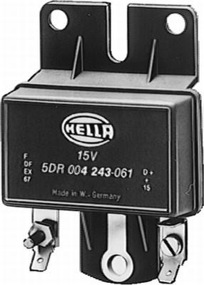 HELLA 5DR 004 243-051 - Регулятор напруги генератора autozip.com.ua