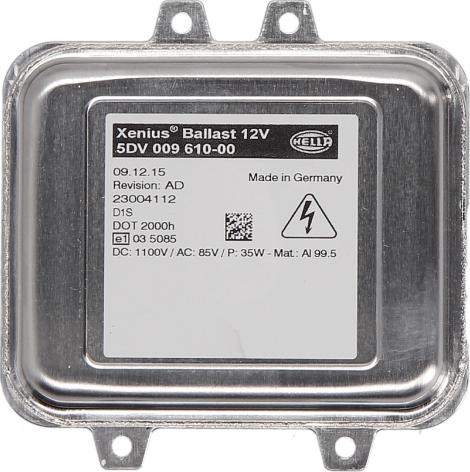 HELLA 5DV 009 610-001 - Попередньо включений прилад, газорозрядна лампа autozip.com.ua