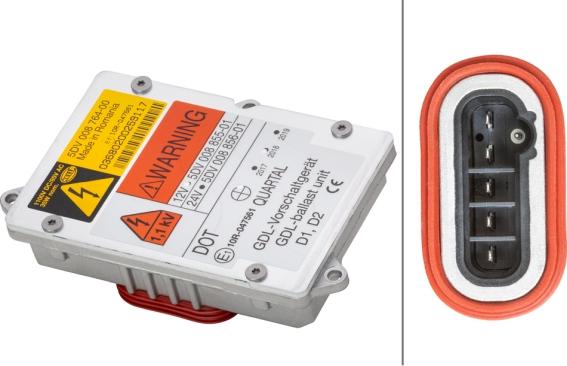 HELLA 5DV 008 855-017 - Попередньо включений прилад, газорозрядна лампа autozip.com.ua