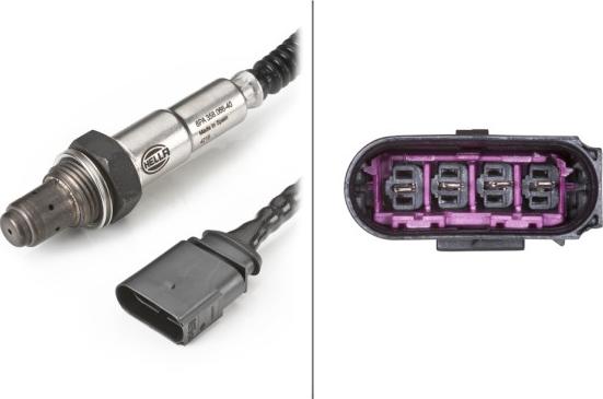 HELLA 6PA 358 066-401 - Лямбда-зонд, датчик кисню autozip.com.ua