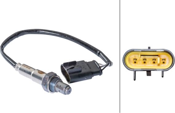 HELLA 6PA 358 103-031 - Лямбда-зонд, датчик кисню autozip.com.ua