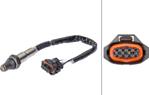 HELLA 6PA 358 103-071 - Лямбда-зонд, датчик кисню autozip.com.ua