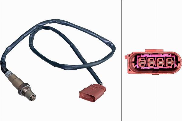 HELLA 6PA 358 229-431 - Лямбда-зонд, датчик кисню autozip.com.ua