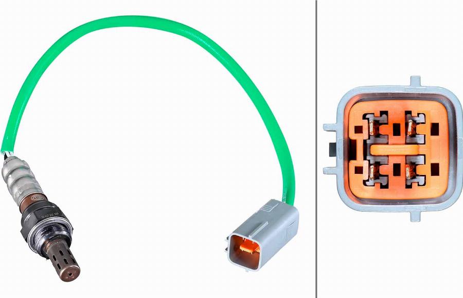 HELLA 6PA 358 229-061 - Лямбда-зонд, датчик кисню autozip.com.ua