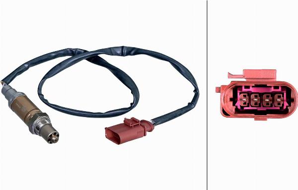 HELLA 6PA 358 229-141 - Лямбда-зонд, датчик кисню autozip.com.ua