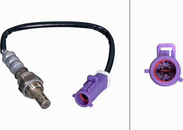 HELLA 6PA 358 229-281 - Лямбда-зонд, датчик кисню autozip.com.ua