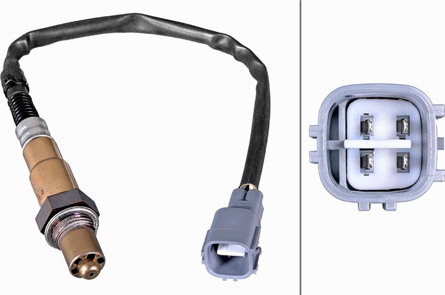 HELLA 6PA 358 221-921 - Лямбда-зонд, датчик кисню autozip.com.ua