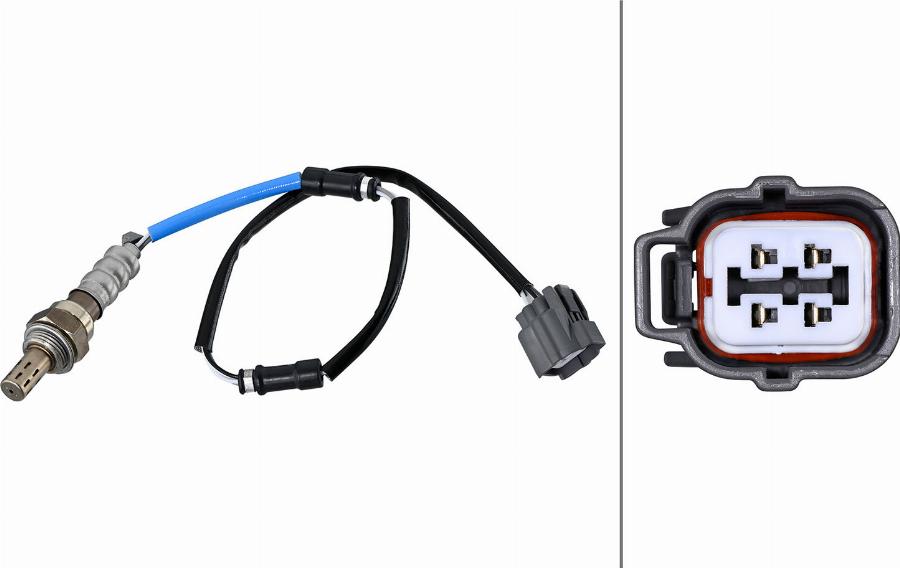 HELLA 6PA 358 221-591 - Лямбда-зонд, датчик кисню autozip.com.ua
