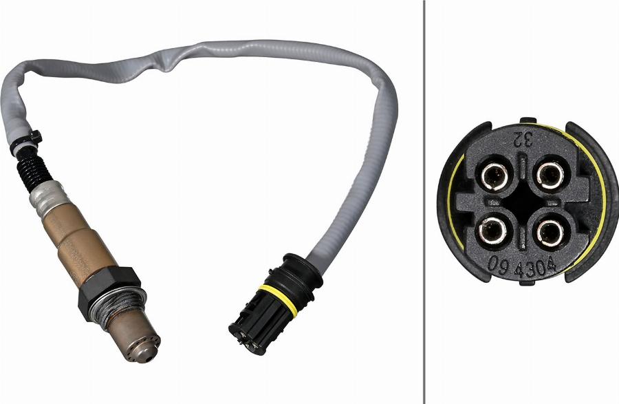 HELLA 6PA 358 221-501 - Лямбда-зонд, датчик кисню autozip.com.ua