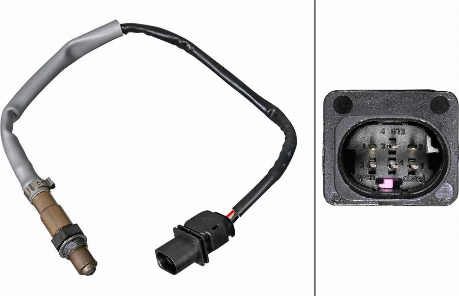 HELLA 6PA 358 221-531 - Лямбда-зонд, датчик кисню autozip.com.ua