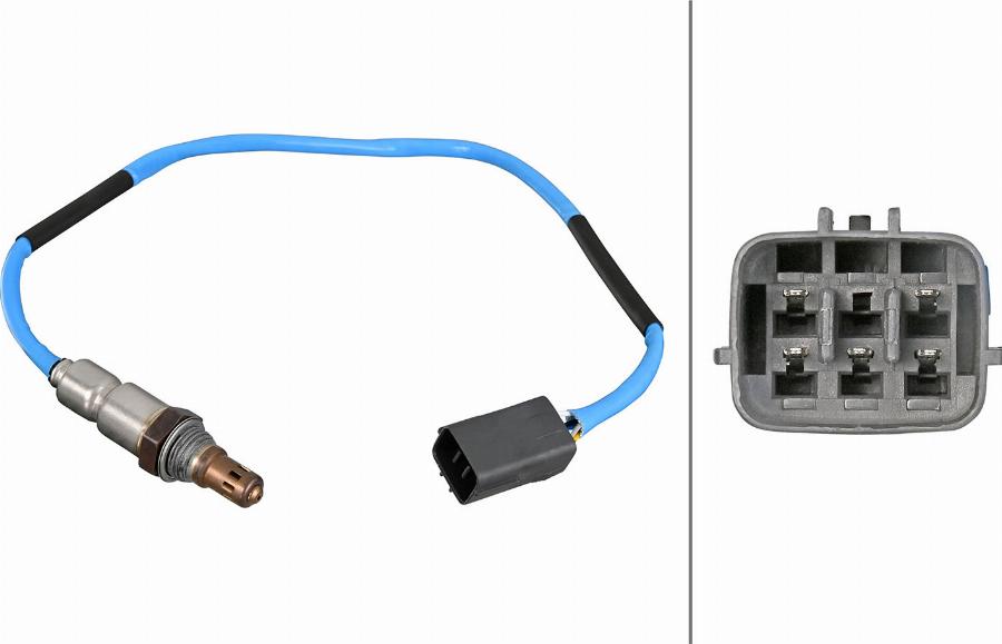 HELLA 6PA 358 221-631 - Лямбда-зонд, датчик кисню autozip.com.ua