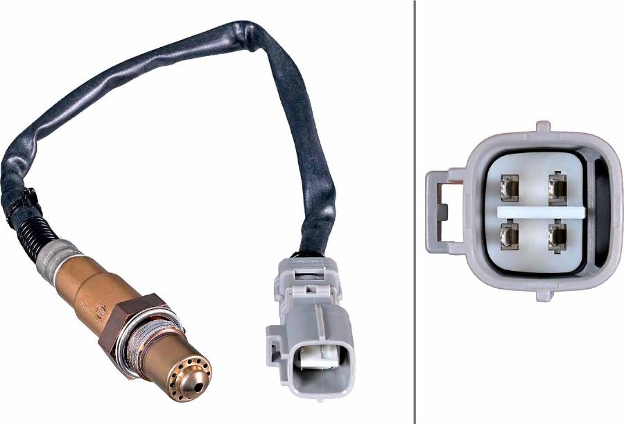 HELLA 6PA 358 221-821 - Лямбда-зонд, датчик кисню autozip.com.ua