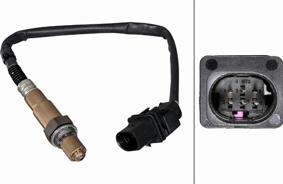 HELLA 6PA 358 221-381 - Лямбда-зонд, датчик кисню autozip.com.ua
