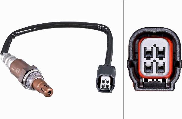 HELLA 6PA 358 221-731 - Лямбда-зонд, датчик кисню autozip.com.ua