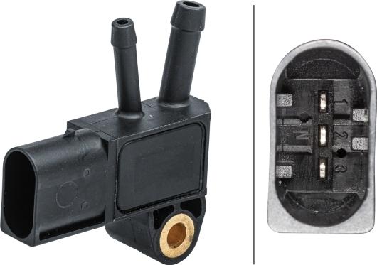 HELLA 6PP 009 409-481 - Датчик, тиск вихлопних газів autozip.com.ua
