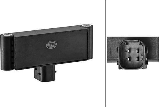 HELLA 6PP 009 409-651 - Датчик, тиск вихлопних газів autozip.com.ua