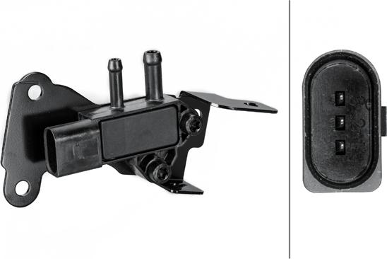 HELLA 6PP 009 409-331 - Датчик, тиск вихлопних газів autozip.com.ua
