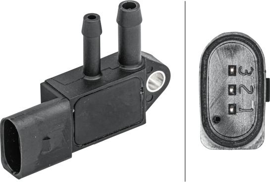 HELLA 6PP 009 409-231 - Датчик, тиск вихлопних газів autozip.com.ua