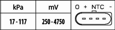 HELLA 6PP 009 400-511 - Датчик, тиск у впускний трубі autozip.com.ua