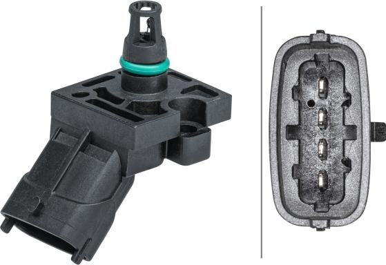 HELLA 6PP009 403-131 - Датчик, тиск наддуву autozip.com.ua