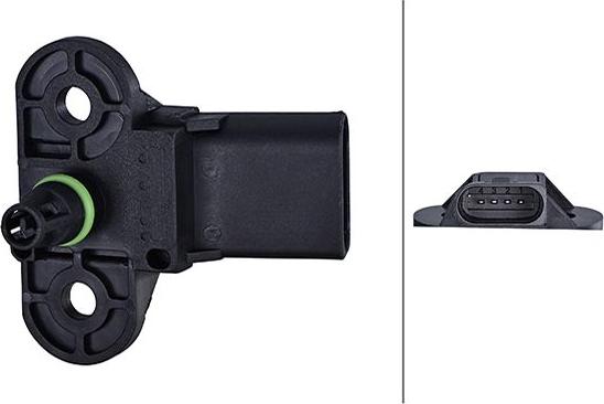 HELLA 6PP358 152-471 - Датчик, тиск наддуву autozip.com.ua