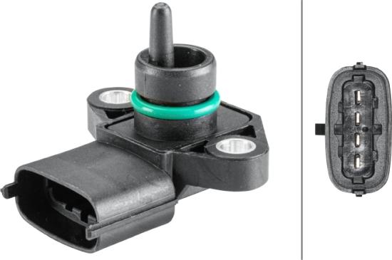 HELLA 6PP 358 152-211 - Датчик, тиск наддуву autozip.com.ua