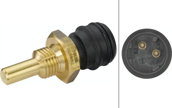 HELLA 6PT 009 107-491 - Датчик, температура охолоджуючої рідини autozip.com.ua