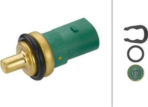 HELLA 6PT 009 107-141 - Датчик, температура охолоджуючої рідини autozip.com.ua