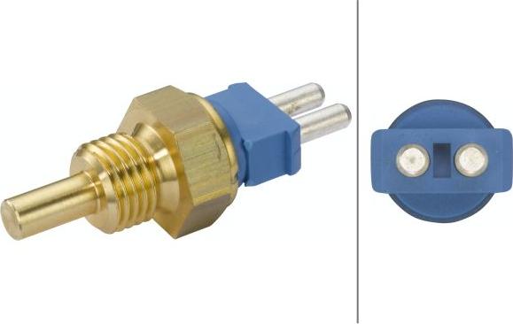 HELLA 6PT 009 107-391 - Датчик, температура охолоджуючої рідини autozip.com.ua