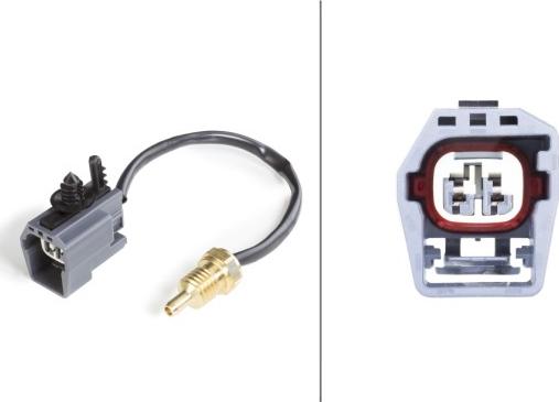HELLA 6PT 009 309-451 - Датчик, температура охолоджуючої рідини autozip.com.ua