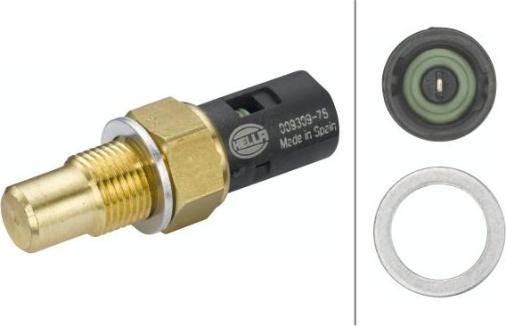 HELLA 6PT 009 309-761 - Датчик, температура охолоджуючої рідини autozip.com.ua