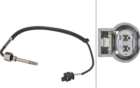 HELLA 6PT358 181-441 - Датчик, температура вихлопних газів autozip.com.ua
