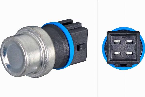 HELLA 6PT 358 385-051 - Датчик, температура охолоджуючої рідини autozip.com.ua