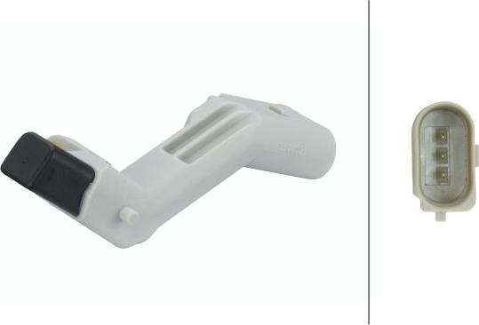 HELLA 6PU 009 167-131 - Датчик імпульсів, колінчастий вал autozip.com.ua