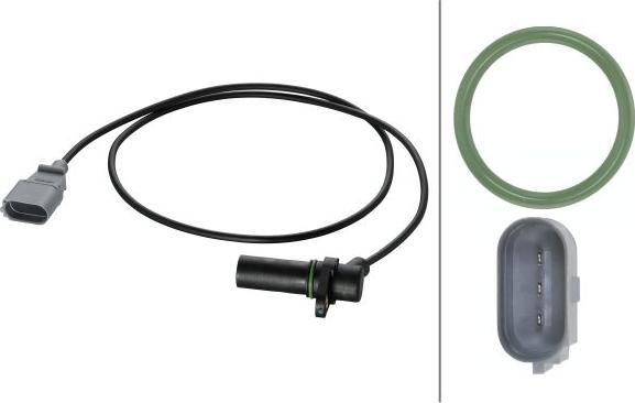 HELLA 6PU 009 167-261 - Датчик імпульсів, колінчастий вал autozip.com.ua