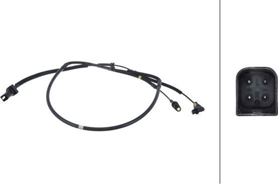 HELLA 6PU 010 039-221 - Датчик ABS, частота обертання колеса autozip.com.ua