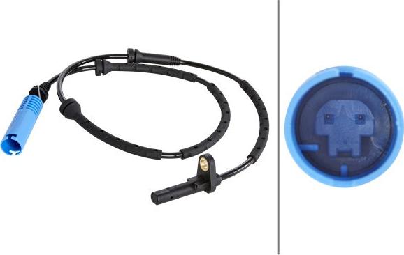 HELLA 6PU 012 039-861 - Датчик ABS, частота обертання колеса autozip.com.ua