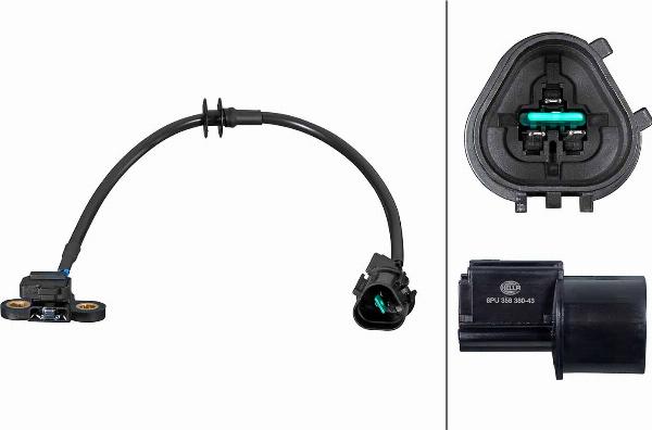HELLA 6PU 358 380-431 - Датчик імпульсів, колінчастий вал autozip.com.ua