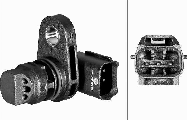 HELLA 6PU 358 380-631 - Датчик, положення розподільного валу autozip.com.ua