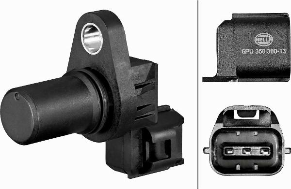 HELLA 6PU 358 380-131 - Датчик, швидкість, частота обертання autozip.com.ua